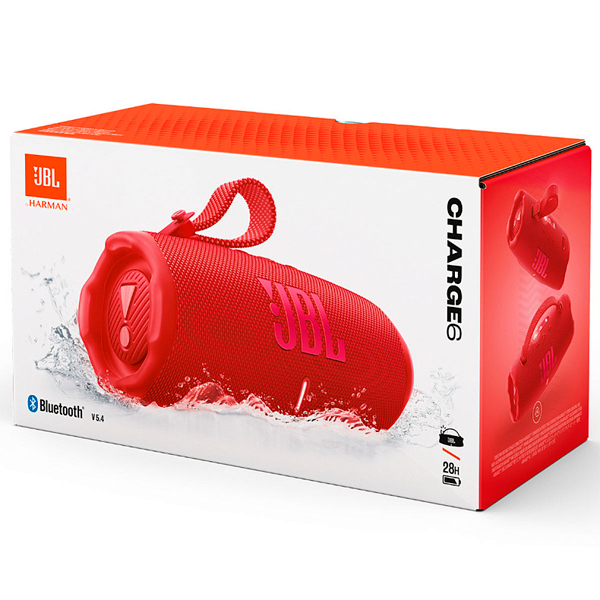 Портативна колонка JBL Charge 6 Red (JBLCHARGE6RED)