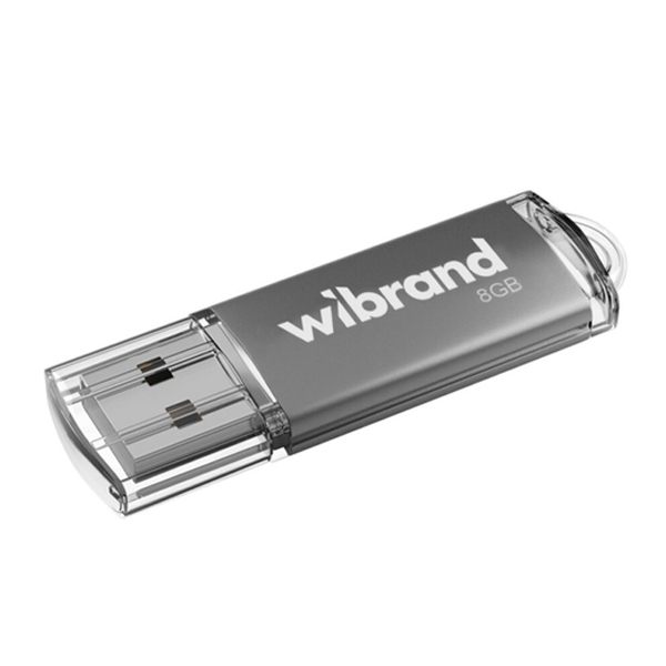 Флешка Wibrand 8GB Cougar USB 2.0 Silver (WI2.0/CU8P1S)