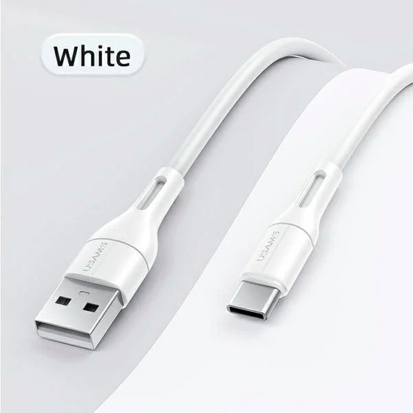 Кабель Usams US-SJ501 U68 Type-C 1m White (SJ501USB02)