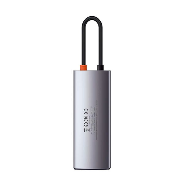 USB-хаб Baseus Metal Gleam Series 5-in-1 Space Gray (CAHUB-CX0G)