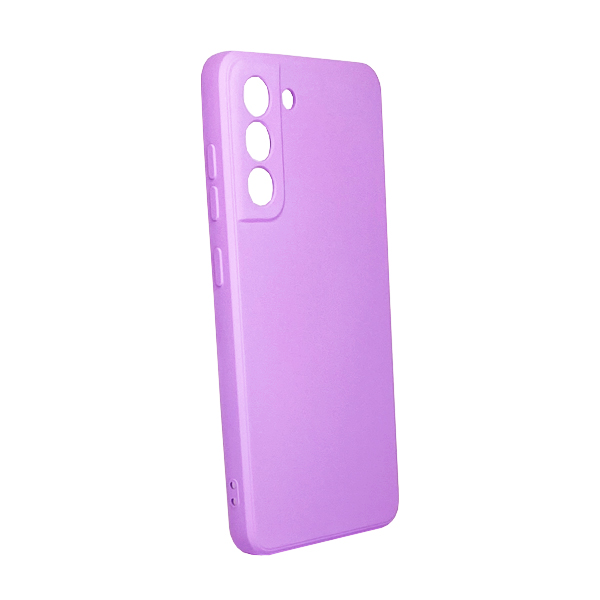 Чехол Original Soft Touch Case for Samsung S21 FE/G990 Purple with Camera Lens