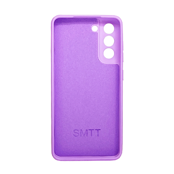 Чехол Original Soft Touch Case for Samsung S21 FE/G990 Purple with Camera Lens