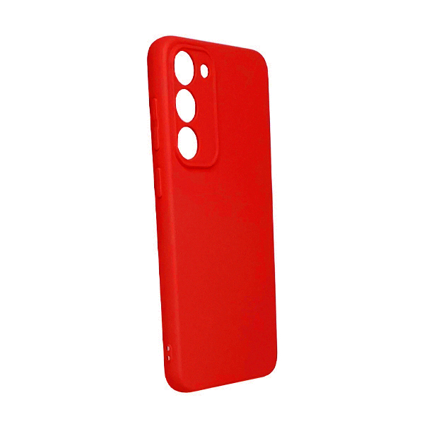 Чехол Original Soft Touch Case for Samsung S23 Plus/S916 Red with Camera Lens