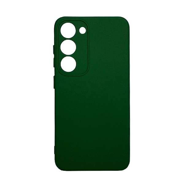 Чохол Original Soft Touch Case for Samsung S23 Plus/S916 Dark Green with Camera Lens