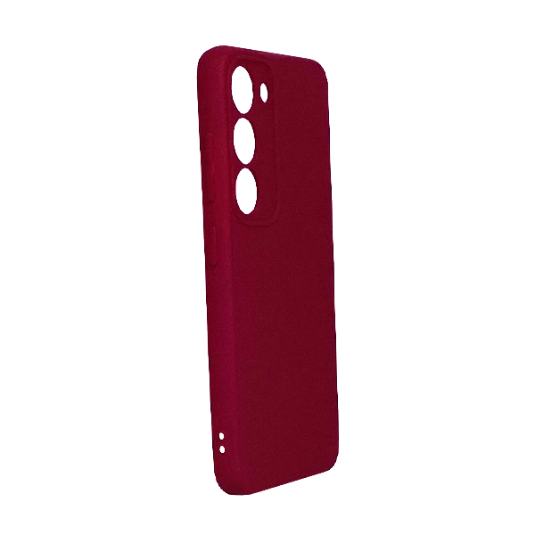 Чехол Original Soft Touch Case for Samsung S23/S911 Marsala with Camera Lens