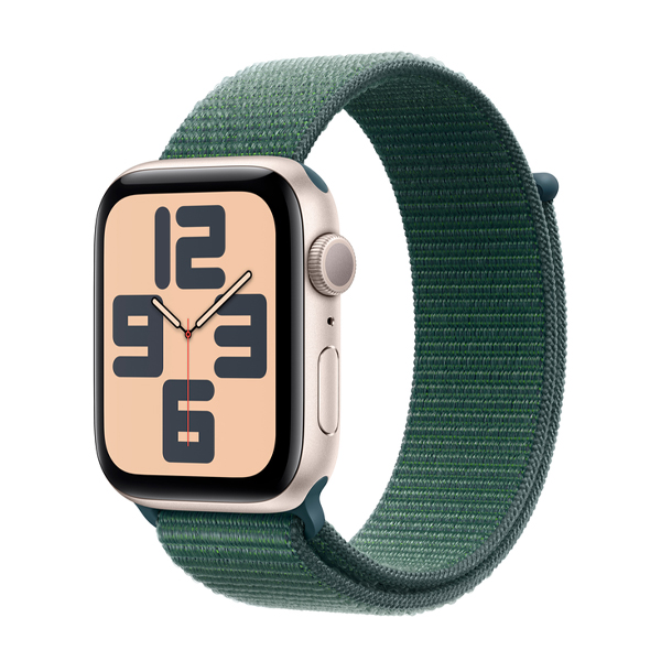 Смарт-годинник Apple Watch Series SE 2 40mm Starlight/Lake Green Sport Loop (MXEH3)