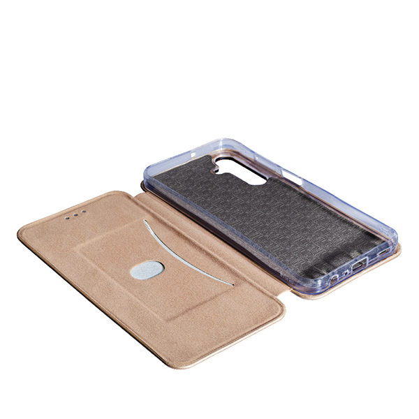 Чехол книжка Kira Slim Shell для Samsung A55-2024/A556 Gold Perforation NEW