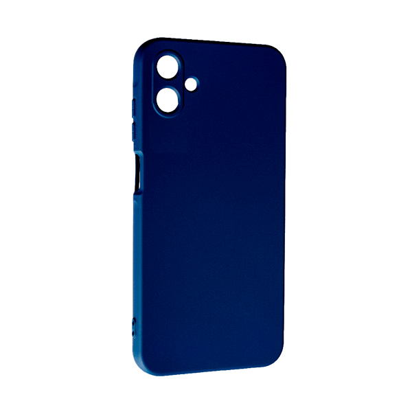 Чохол Original Soft Touch Case for Samsung A06-2024/A065 Dark Blue with Camera Lens