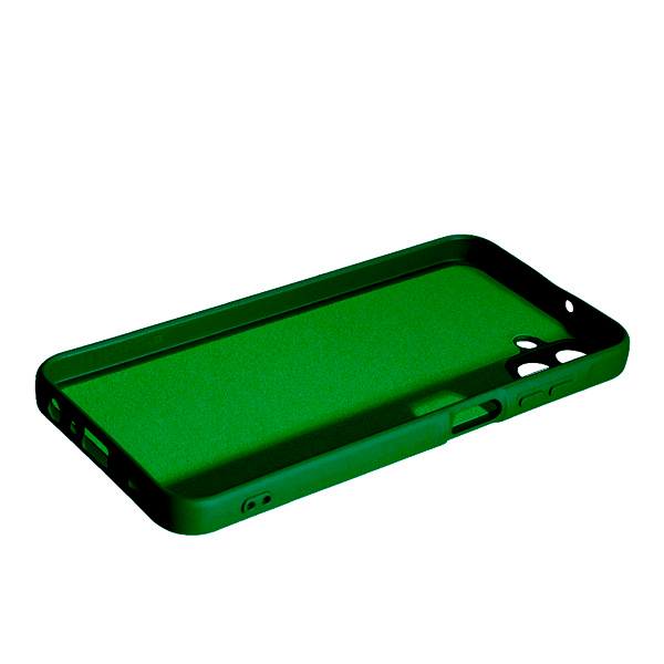 Чехол Original Soft Touch Case for Samsung A06-2024/A065 Dark Green with Camera Lens