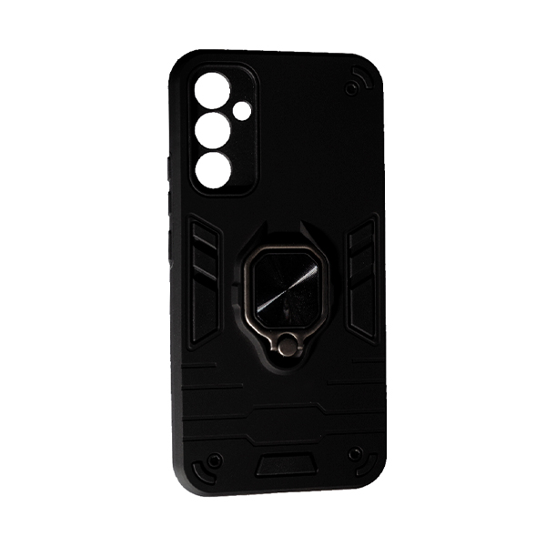 Чохол Armor Antishock Case для Samsung A34-2023/A346 with Ring Black with Camera Lens