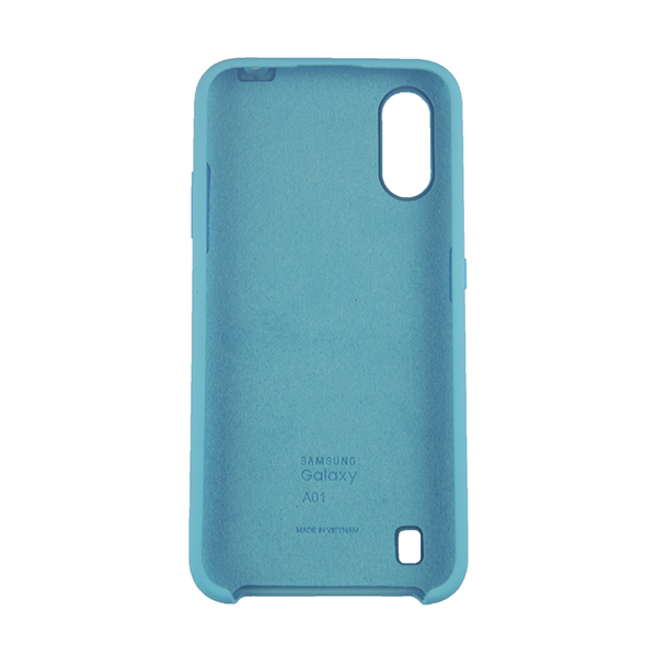 Чехол Original Soft Touch Case for Samsung A01-2020/A015 Blue