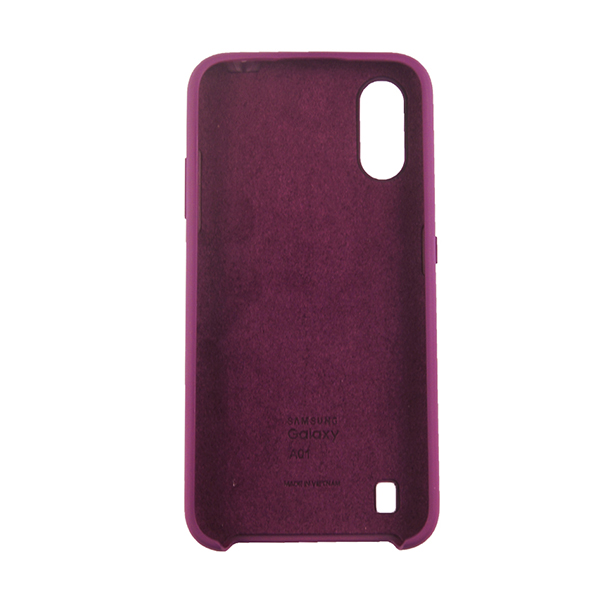 Чехол Original Soft Touch Case for Samsung A01-2020/A015 Purple