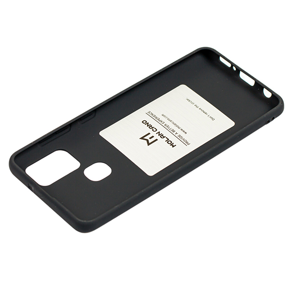 Чехол Original Soft Touch Case for Samsung A21s-2020/A217 Black