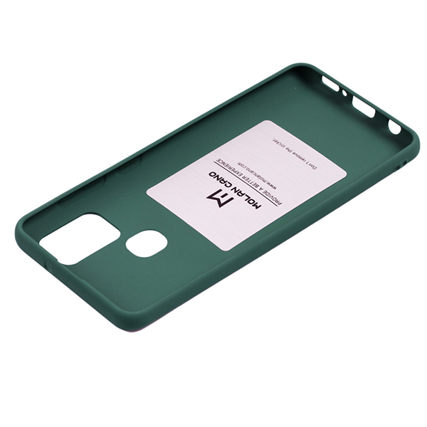 Чехол Original Soft Touch Case for Samsung A21s-2020/A217 Green