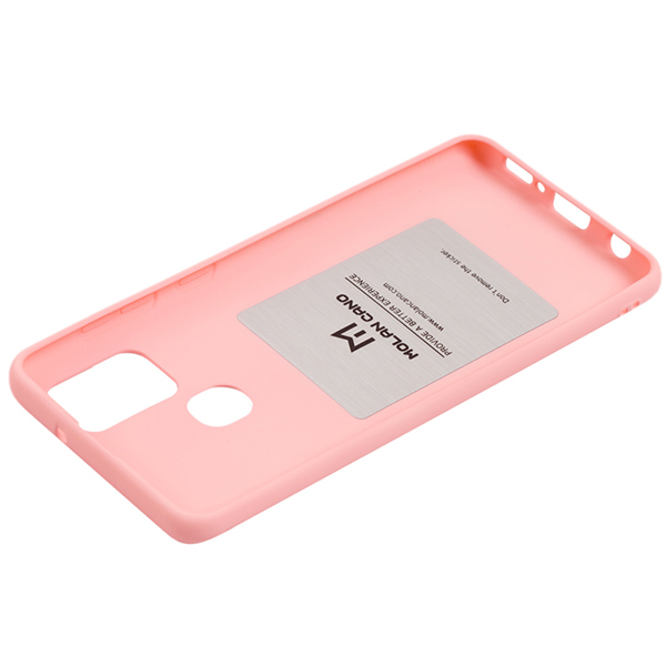 Чехол Original Soft Touch Case for Samsung A21s-2020/A217 Pink