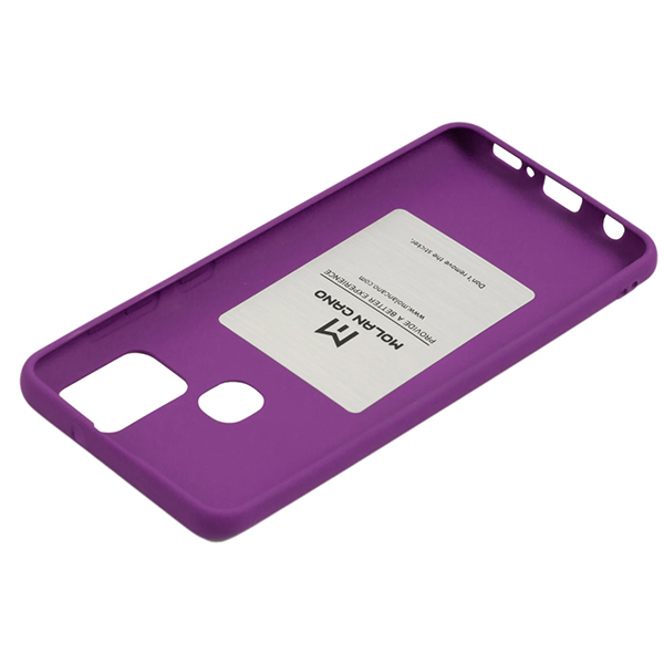 Чехол Original Soft Touch Case for Samsung A21s-2020/A217 Purple