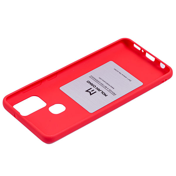 Чехол Original Soft Touch Case for Samsung A21s-2020/A217 Red