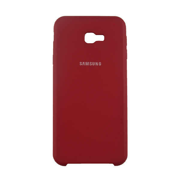 Чехол Original Soft Touch Case for Samsung J4 Plus 2018/J415 Bordo