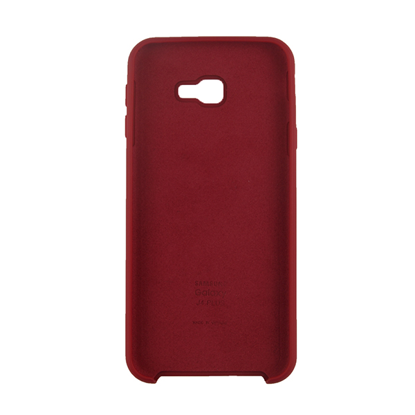 Чехол Original Soft Touch Case for Samsung J4 Plus 2018/J415 Bordo