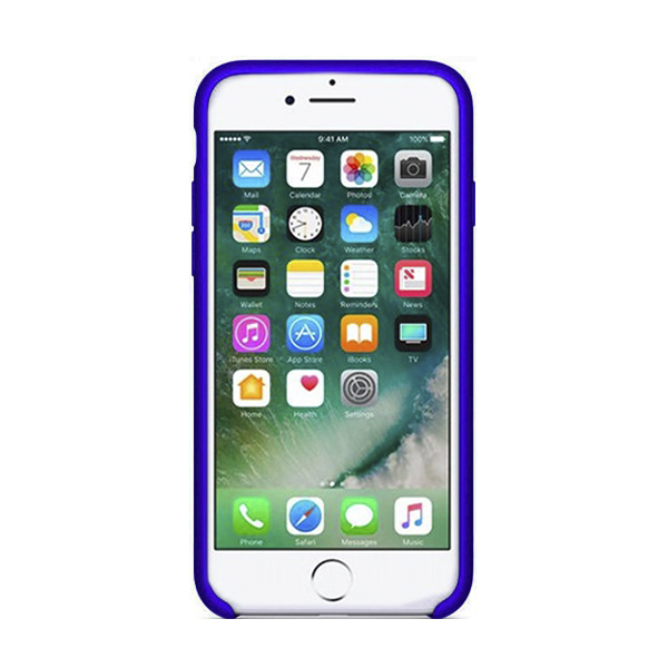 Чехол Soft Touch для Apple iPhone 8/SE 2020 Sapphire Blue