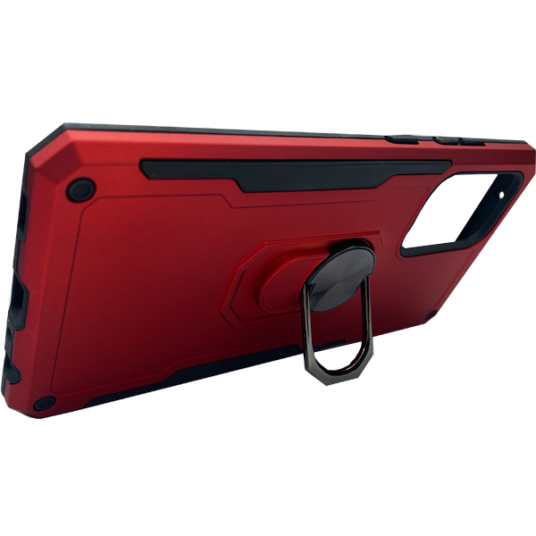 Чехол Armor Antishock Case для Samsung S20/G980 with Ring Red