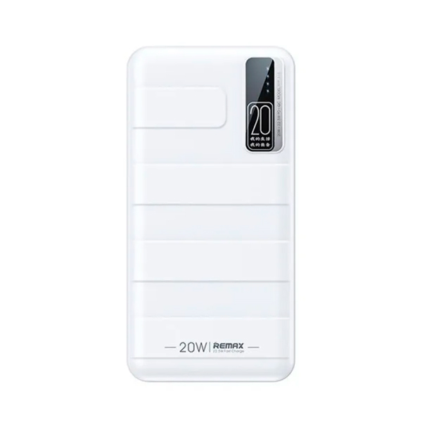 Зовнішній акумулятор Remax Noah Series 20W+22.5W PD+QC Fast Charging Power Bank 20000mAh White (RPP-316)