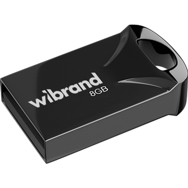 Флешка Wibrand 8GB Hawk USB 2.0 Black (WI2.0/HA8M1B)