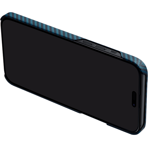 Чохол Pitaka iPhone 15 Pro Case with MagSafe Black/Blue (KI1508P)