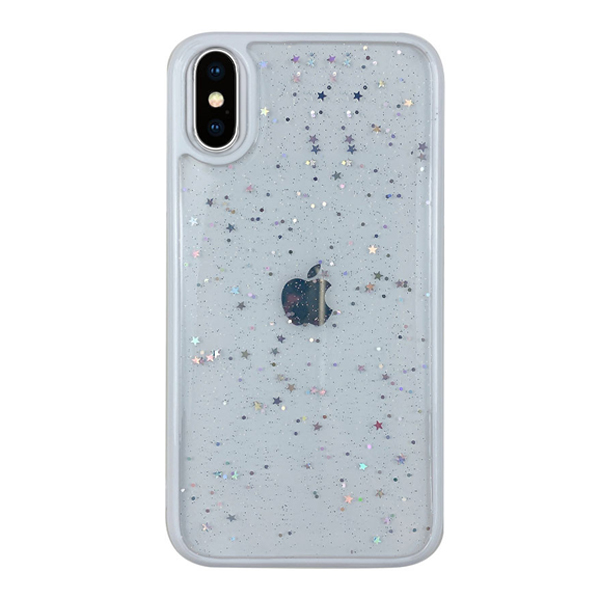 Чехол Shiny Stars Case для iPhone XS Max White