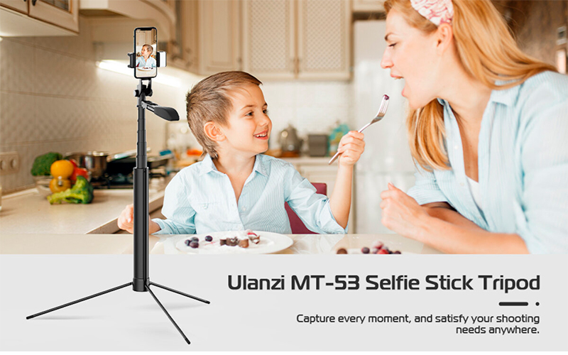 Штатив Ulanzi Vijim Handheld Anti-Shake Bluetooth Tripod Selfie Stick (UV-2943 MT-53)