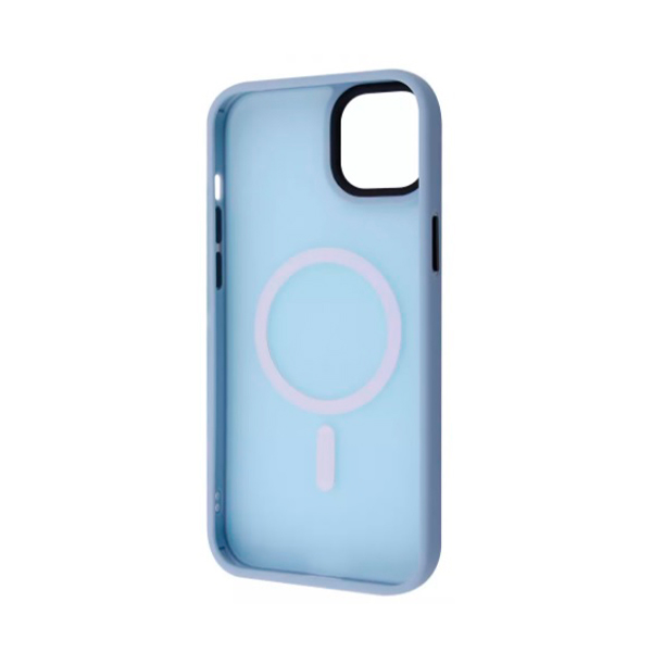 Чохол Wave Matte Colorful Case для Apple iPhone 14 Plus with MagSafe Sierra Blue