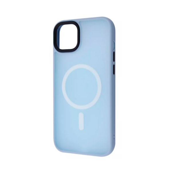 Чохол Wave Matte Colorful Case для Apple iPhone 14 Plus with MagSafe Sierra Blue