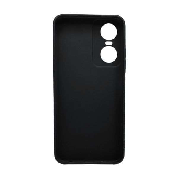 Чохол Original Silicon Case Tecno Pop 6 Pro Black with Camera Lens