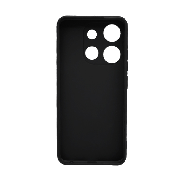 Original Silicon Case Tecno Spark Go 2023 Black with Camera Lens