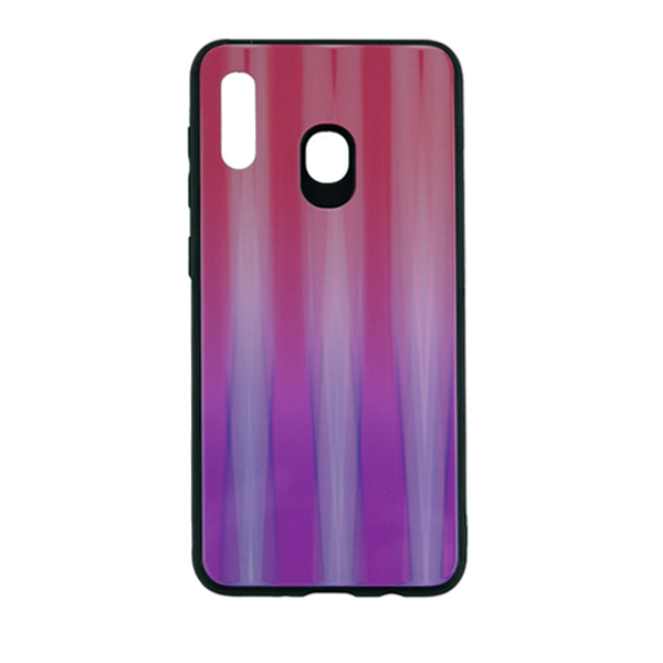 Silicon Mirror Shine Gradient Case для Samsung A20-2019/A205/A30-2019/A305 Ruby Red