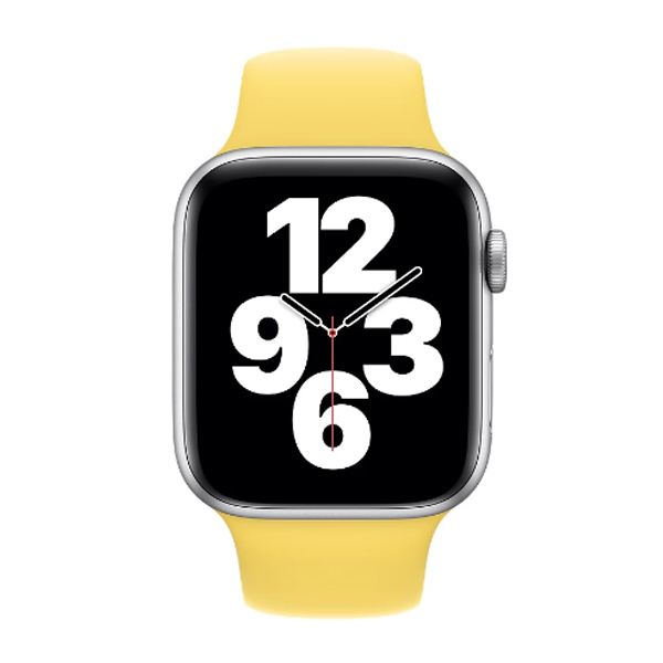 Ремешок для Apple Watch 38mm/40mm Silicone Watch Band Canary Yellow