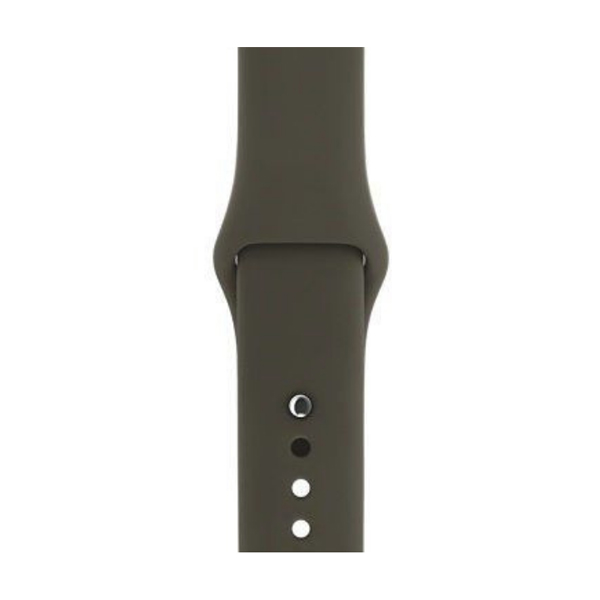 Ремешок для Apple Watch 42mm/44mm Silicone Watch Band Dark Olive