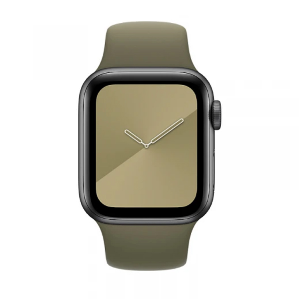 Ремешок для Apple Watch 38mm/40mm Silicone Watch Band Khaki