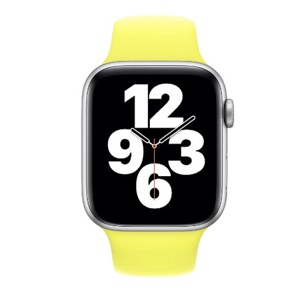 Ремінець для Apple Watch 42mm/44mm Silicone Watch Band Lemonade