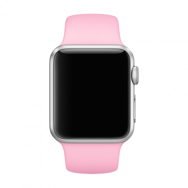 Ремешок для Apple Watch 38mm/40mm Silicone Watch Band Light Pink
