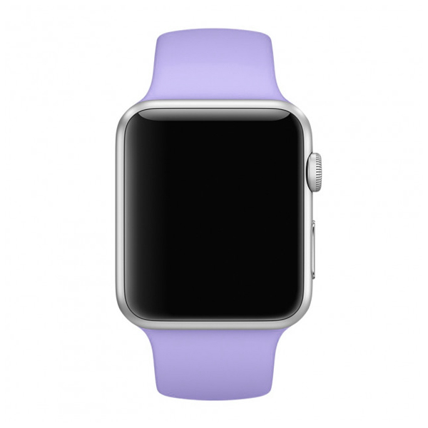 Ремінець для Apple Watch 42mm/44mm Silicone Watch Band Lilac Cream
