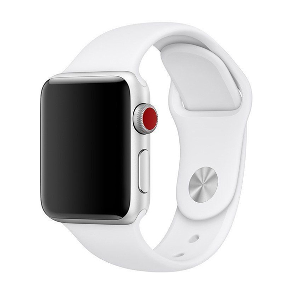 Ремінець для Apple Watch 38mm/40mm Silicone Watch Band White