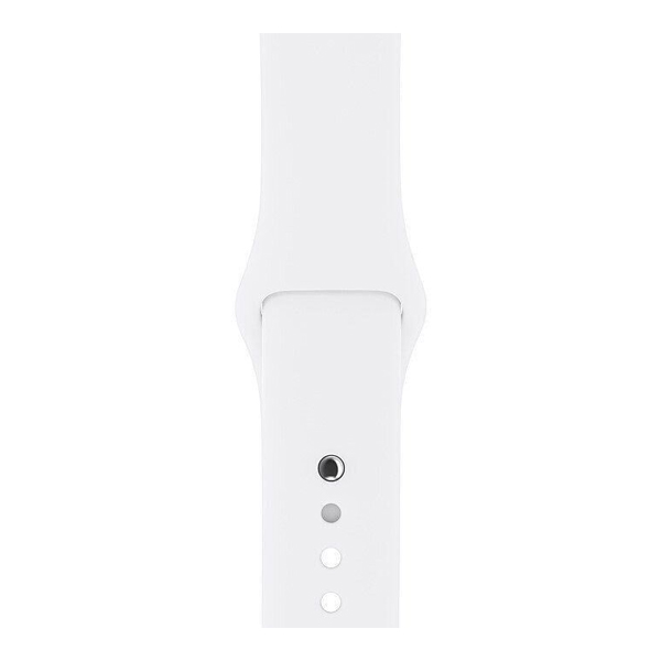 Ремінець для Apple Watch 42mm/44mm Silicone Watch Band White