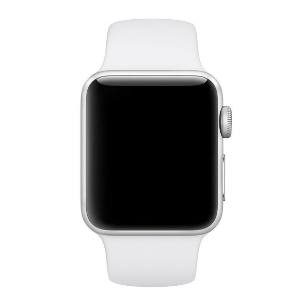 Ремешок для Apple Watch 42mm/44mm Silicone Watch Band White