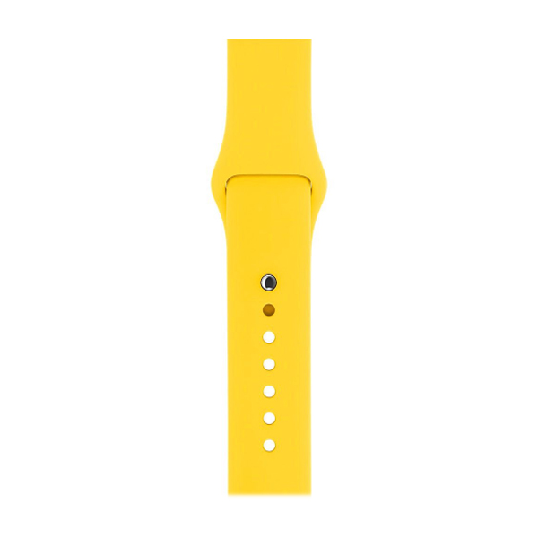 Ремешок для Apple Watch 38mm/40mm Silicone Watch Band Yellow