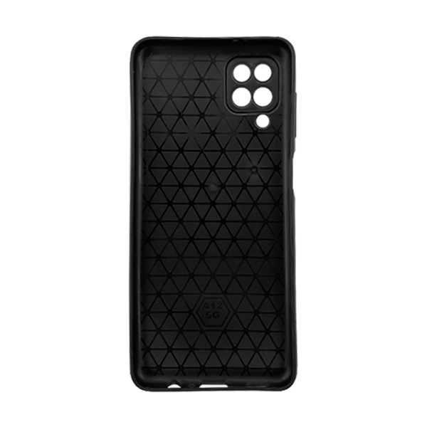 Чехол Silicon Leather Case для Samsung A12-2021/A125/M12-2021 Black Croco