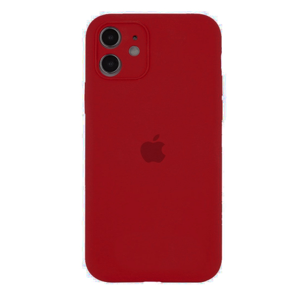 Чехол Soft Touch для Apple iPhone 11 Rose Red with Camera Lens Protection