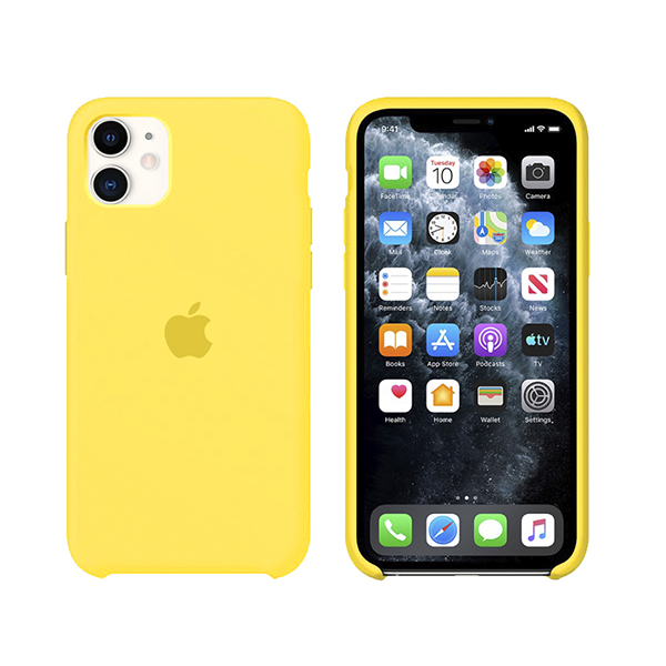 Чехол Soft Touch для Apple iPhone 11 Canary Yellow