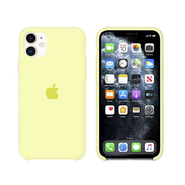 Чехол Soft Touch для Apple iPhone 11 Mellow Yellow