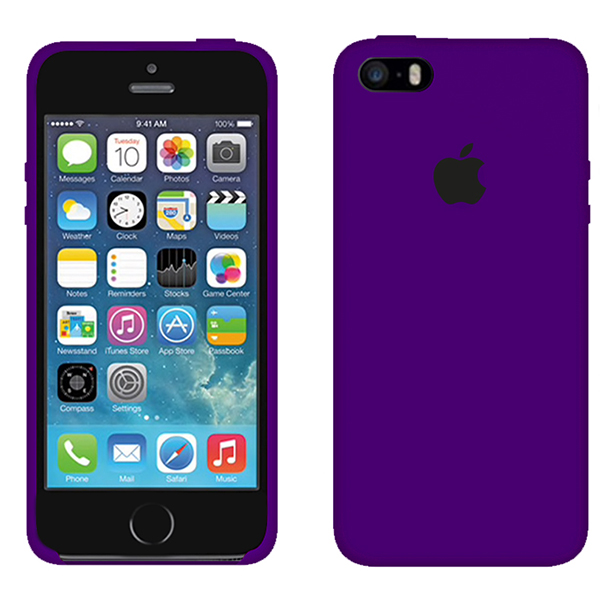 Чехол Soft Touch для Apple iPhone 5/5S Deep Purple